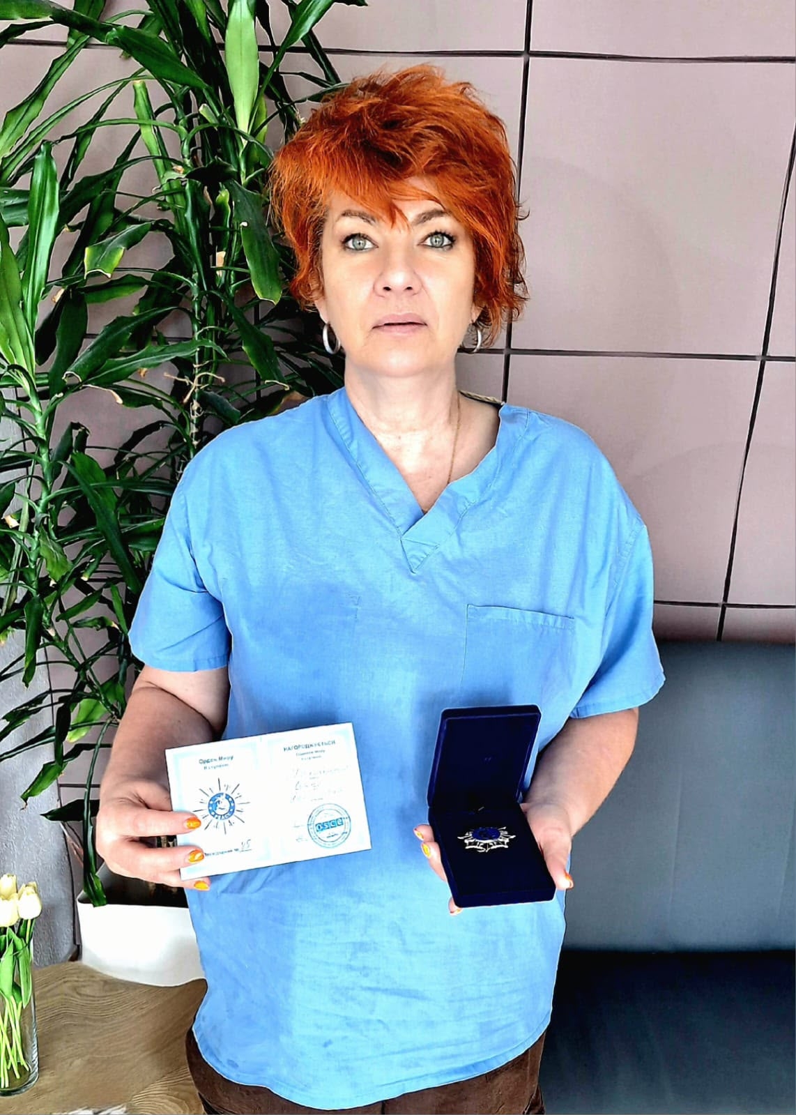 30.06.2026 Керівництво ГО «Міжнародної Дипломатичної Місії «ОБСЕ»  нагородило заступника голови правління (громадського дипломата) ГО «Міжнародна дипломатична місія «ОБСЕ»  Олену Михайленко орденом «Миру» другого ступеню.